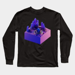 3D Crystal Garden Long Sleeve T-Shirt